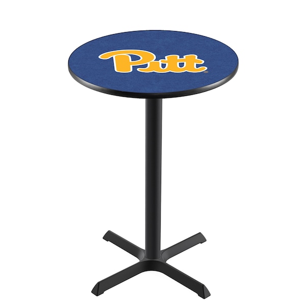 42" Blk Wrinkle Pitt Pub Table